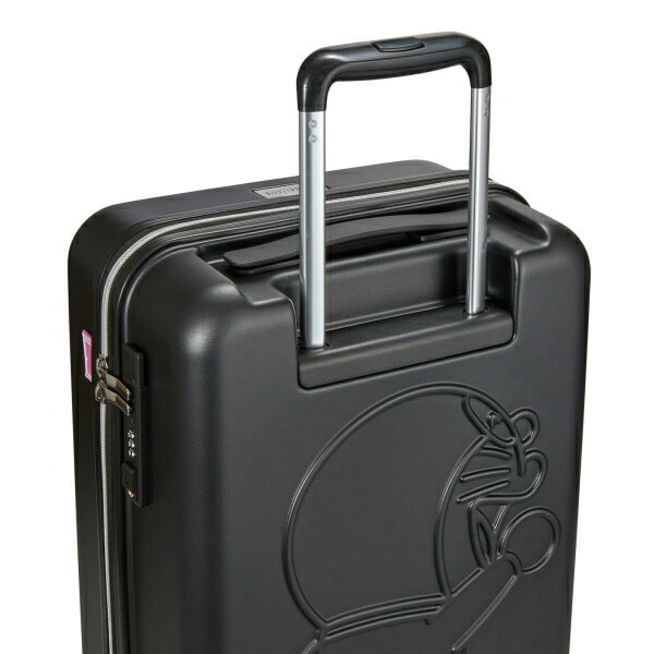 ドラえもん ジッパータイプ スーツケース 33L キャリーケース ブラック