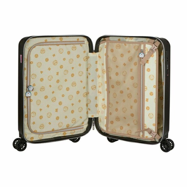 ドラえもん ジッパータイプ スーツケース 33L キャリーケース ブラック