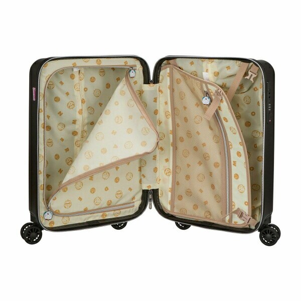 ドラえもん ジッパータイプ スーツケース 33L キャリーケース ブラック