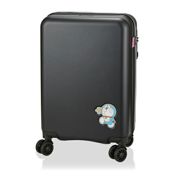ドラえもん ジッパータイプ スーツケース 33L キャリーケース ブラック