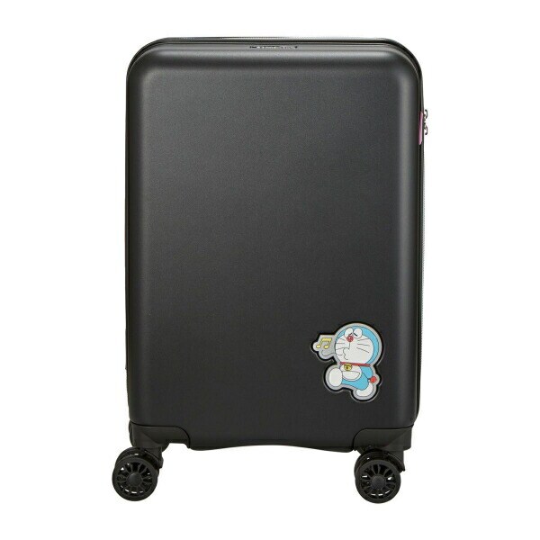 ドラえもん ジッパータイプ スーツケース 33L キャリーケース ブラック
