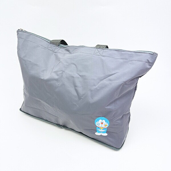 ドラえもん 折りたたみボストンバッグ (S) グレー