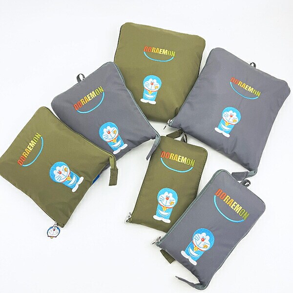 ドラえもん 折りたたみボストンバッグ (M) グリーン
