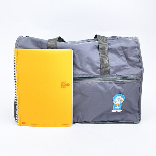 ドラえもん 折りたたみボストンバッグ (M) グリーン