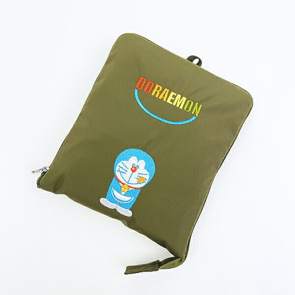 ドラえもん 折りたたみボストンバッグ (M) グリーン