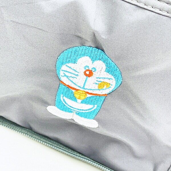 ドラえもん 折りたたみボストンバッグ (M) グレー