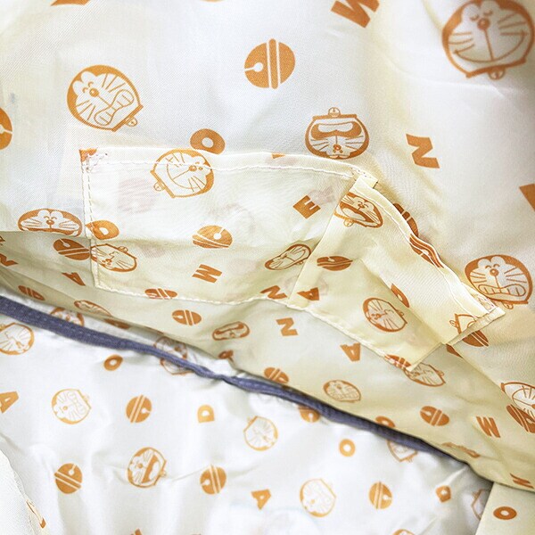 ドラえもん 折りたたみボストンバッグ (M) グレー