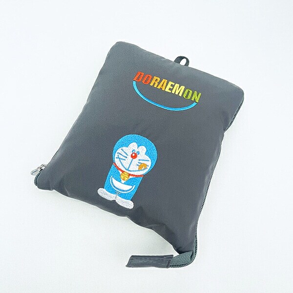 ドラえもん 折りたたみボストンバッグ (M) グレー
