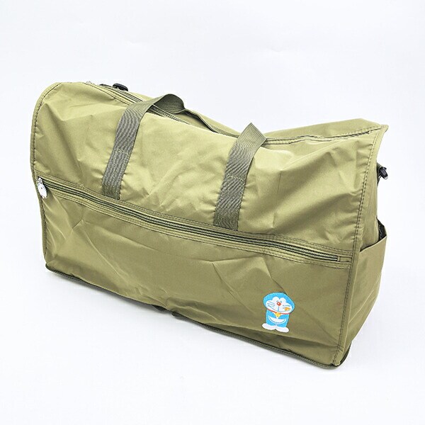 ドラえもん 折りたたみボストンバッグ (L) グリーン