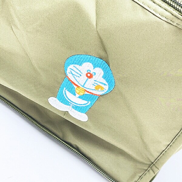 ドラえもん 折りたたみボストンバッグ (L) グリーン