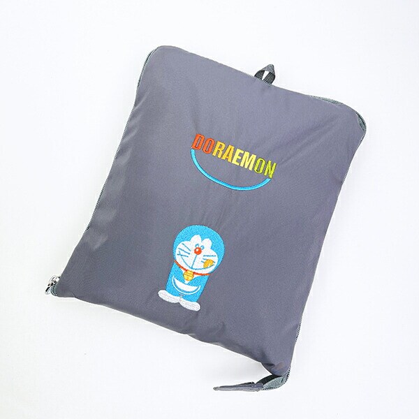 ドラえもん 折りたたみボストンバッグ (L) グレー
