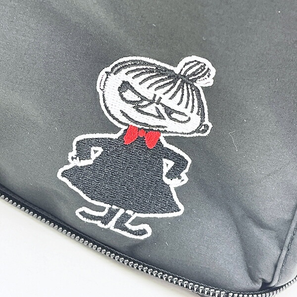 ムーミン リトルミイ 折りたたみボストンバッグ(M) モノトーン MOOMIN