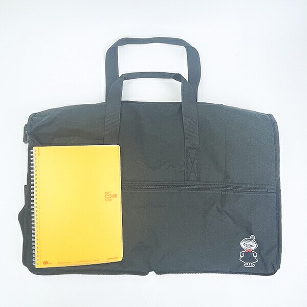 ムーミン リトルミイ 折りたたみボストンバッグ(L) モノトーン MOOMIN