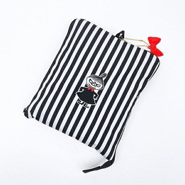 ムーミン リトルミイ 折りたたみボストンバッグ(L) モノトーン MOOMIN