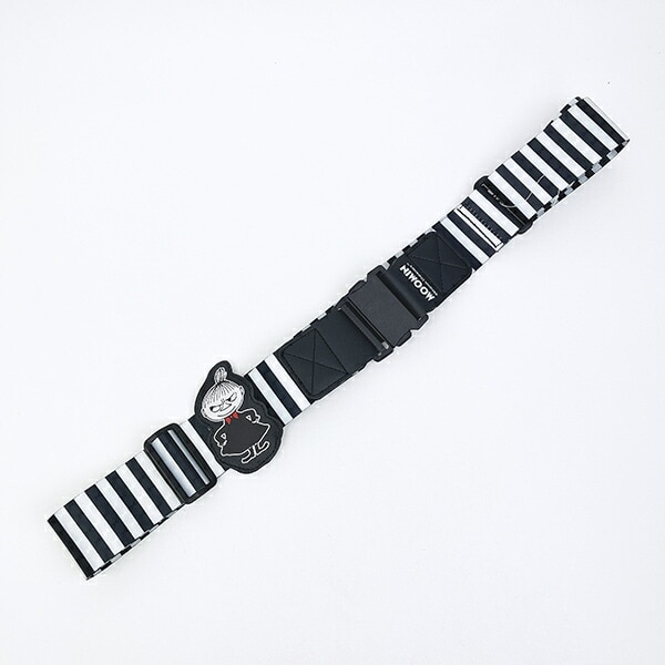 ムーミン リトルミイ スーツケースベルト モノトーン MOOMIN