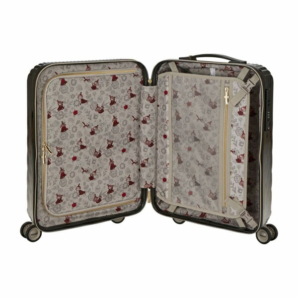 ムーミン リトルミィ ジッパータイプ スーツケース 32L キャリーケース モノトーン