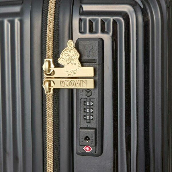 ムーミン リトルミィ ジッパータイプ スーツケース 46L キャリーケース モノトーン