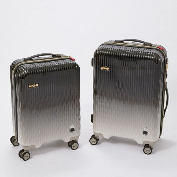 ムーミン リトルミィ ジッパータイプ スーツケース 46L キャリーケース モノトーン