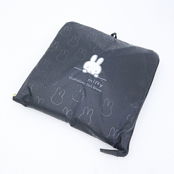 ミッフィー miffy 折りたたみボストンバッグ (L) ブラック トラベル