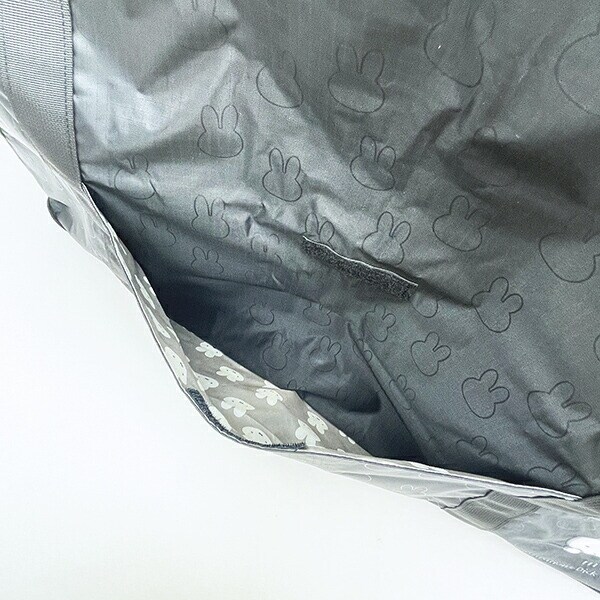 ミッフィー miffy 折りたたみボストンバッグ (XL) ブラック トラベル