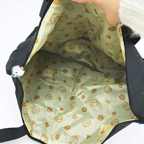 ドラえもん 折りたたみバッグ(S) ブラック