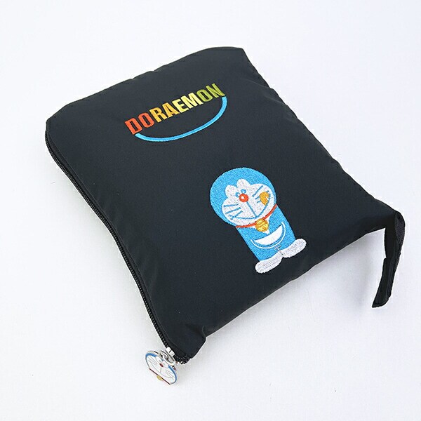 ドラえもん 折りたたみバッグ(M) ブラック