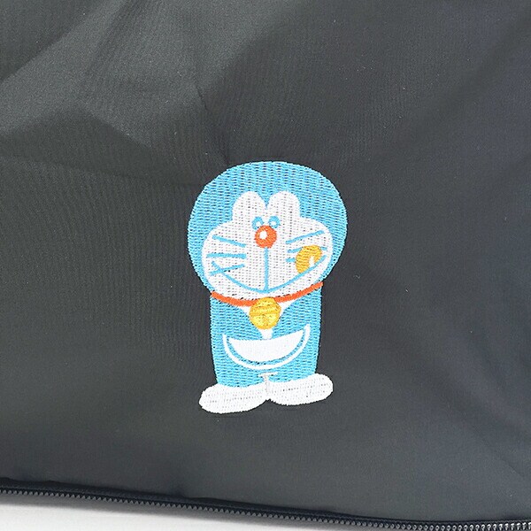 ドラえもん 折りたたみバッグ(L) ブラック