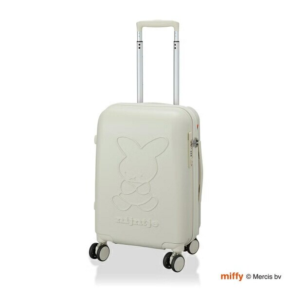 ミッフィー miffy 70th ナインチェ ジッパータイプ スーツケース(S) アイボリー キャリーケース