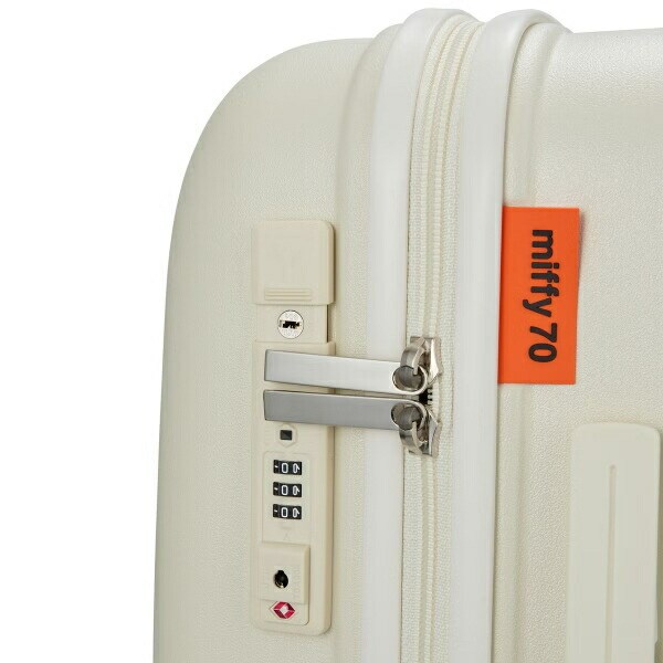ミッフィー miffy 70th ナインチェ ジッパータイプ スーツケース(S) アイボリー キャリーケース