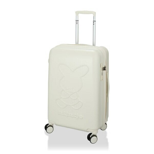 ミッフィー miffy 70th ナインチェ 容量拡張式 ジッパータイプ スーツケース(M) アイボリー キャリーケース