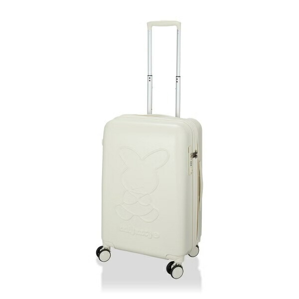 ミッフィー miffy 70th ナインチェ 容量拡張式 ジッパータイプ スーツケース(M) アイボリー キャリーケース