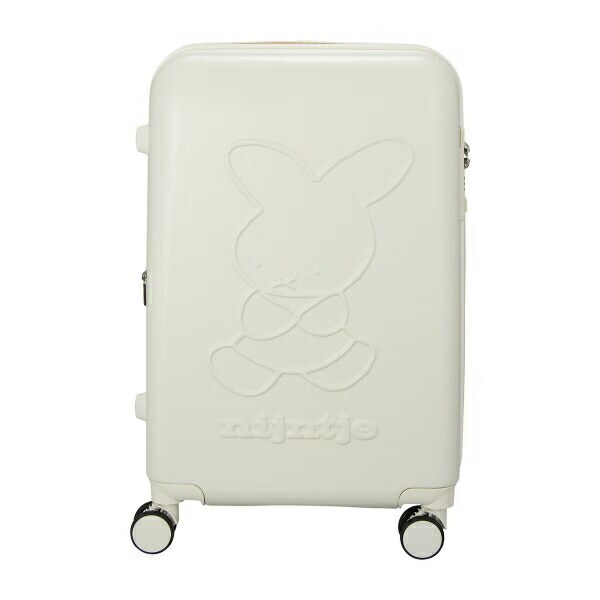ミッフィー miffy 70th ナインチェ 容量拡張式 ジッパータイプ スーツケース(M) アイボリー キャリーケース