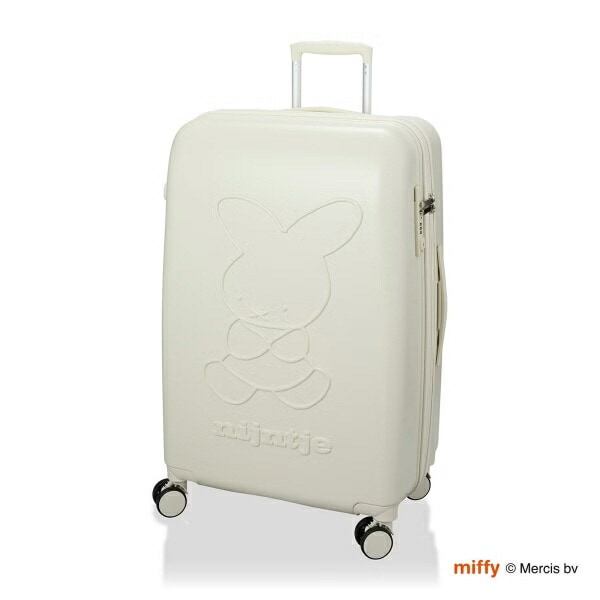 ミッフィー miffy 70th ナインチェ ジッパータイプ スーツケース(L) アイボリー キャリーケース