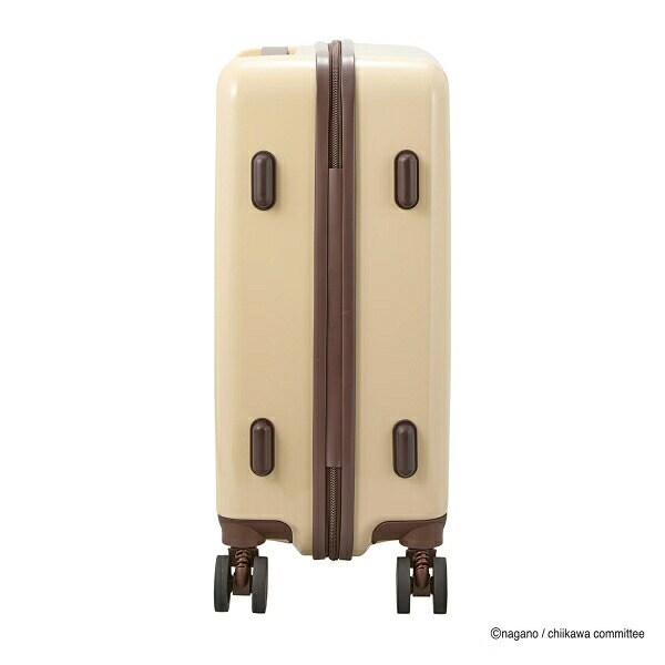 ちいかわ ジッパータイプ スーツケース  ( ベージュサークル)  Sサイズ