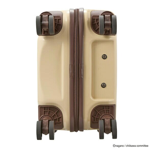ちいかわ ジッパータイプ スーツケース  ( ベージュサークル)  Sサイズ
