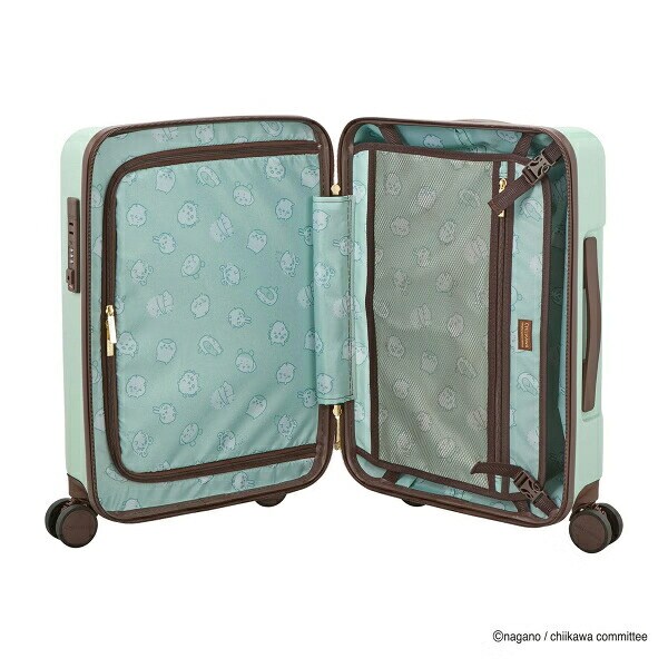 ちいかわ ジッパータイプ スーツケース  ( ミントサークル)  Sサイズ