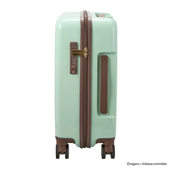 ちいかわ ジッパータイプ スーツケース  ( ミントサークル)  Sサイズ