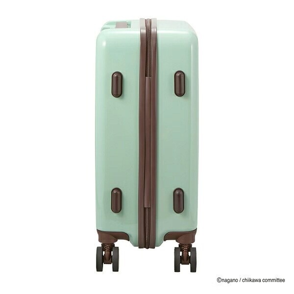 ちいかわ ジッパータイプ スーツケース  ( ミントサークル)  Sサイズ
