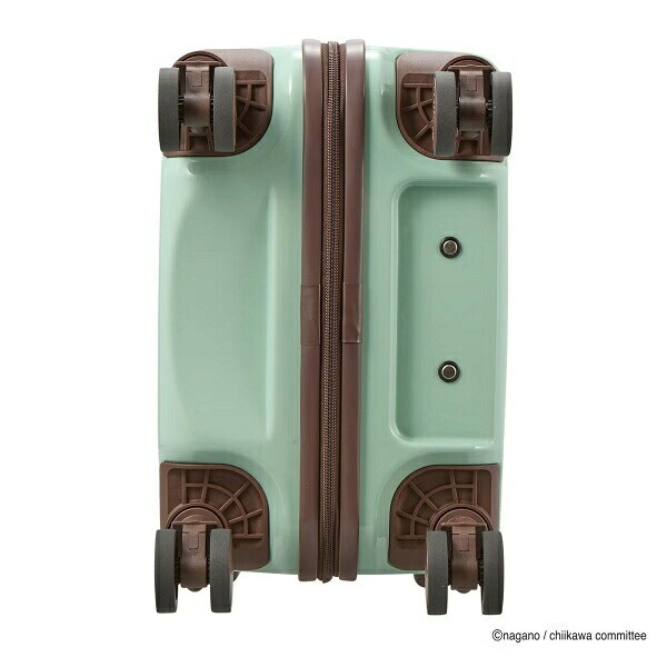 ちいかわ ジッパータイプ スーツケース  ( ミントサークル)  Sサイズ