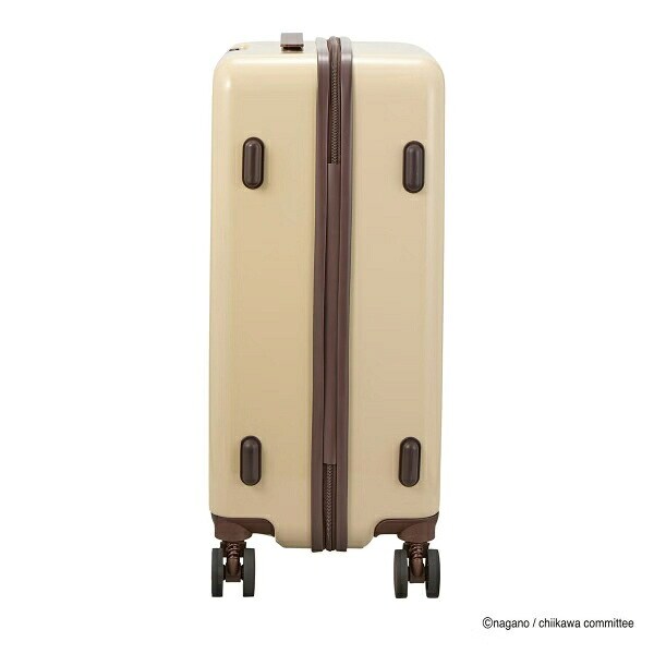 ちいかわ ジッパータイプ スーツケース  ( ベージュサークル)  Mサイズ