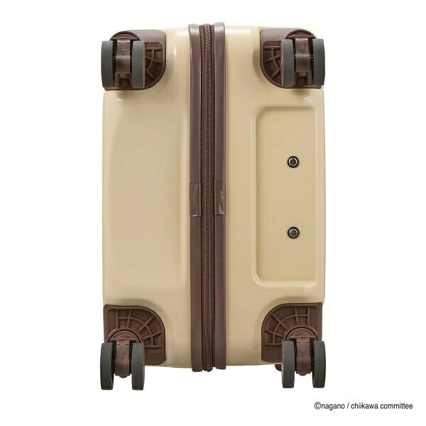 ちいかわ ジッパータイプ スーツケース  ( ベージュサークル)  Mサイズ