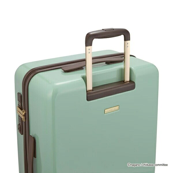 ちいかわ ジッパータイプ スーツケース  ( ミントサークル)  Mサイズ
