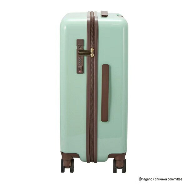 ちいかわ ジッパータイプ スーツケース  ( ミントサークル)  Mサイズ