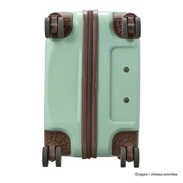ちいかわ ジッパータイプ スーツケース  ( ミントサークル)  Mサイズ