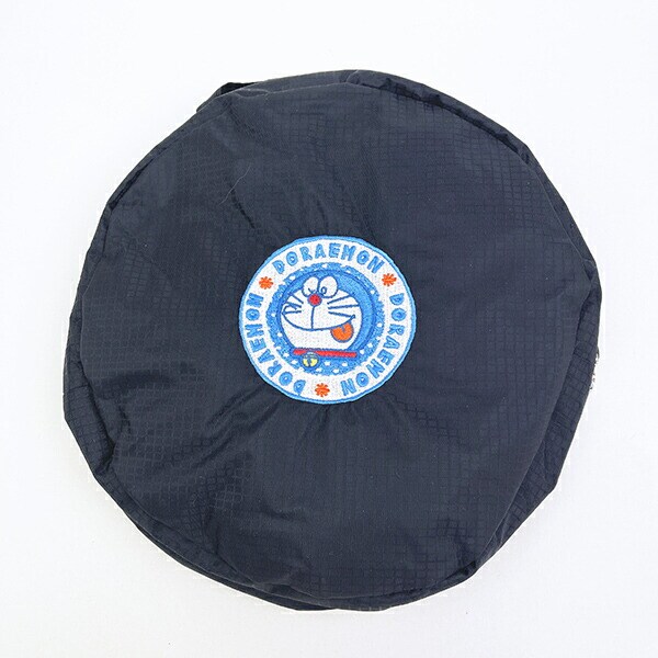 ドラえもん 折りたたみロールボストンバッグ ブラック