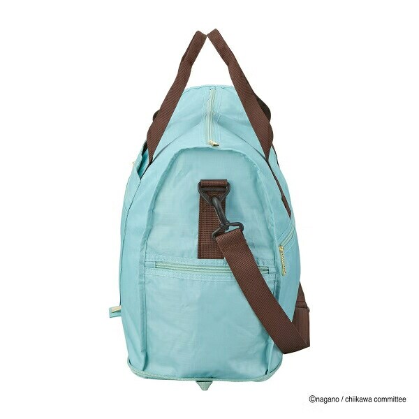 ちいかわ 折りたたみボストンバッグ  ( ミントサークル)  Mサイズ