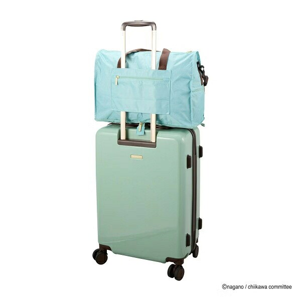 ちいかわ 折りたたみボストンバッグ  ( ミントサークル)  Mサイズ