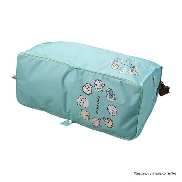 ちいかわ 折りたたみボストンバッグ  ( ミントサークル)  Lサイズ