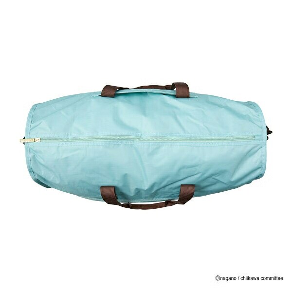 ちいかわ 折りたたみボストンバッグ  ( ミントサークル)  Lサイズ