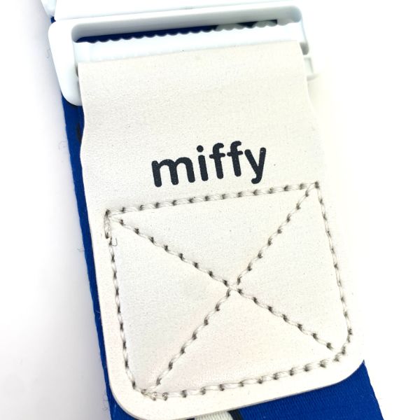 ミッフィー miffy スーツケースベルトフラワーブルー